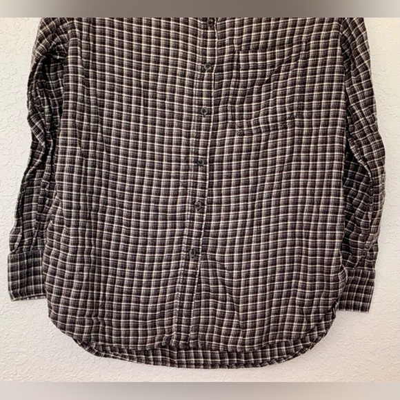 American Eagle Oversized Plaid Button Up - Picture 3 of 10
